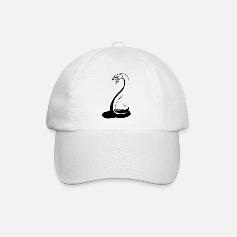serpent - Casquette classique - blanc/blanc