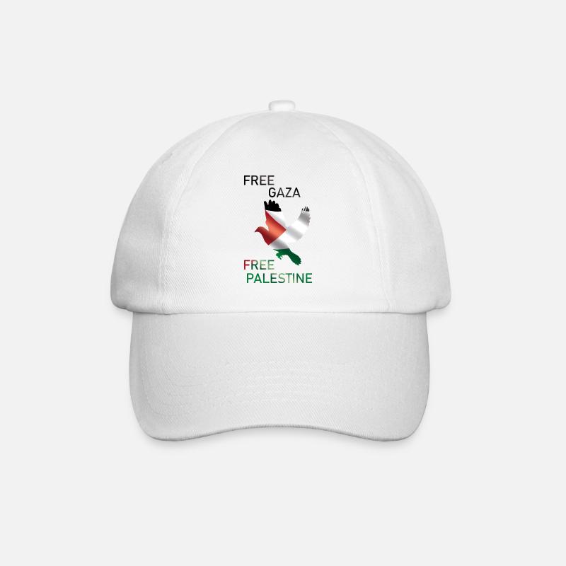 Gaza libre - Casquette classique - blanc/blanc