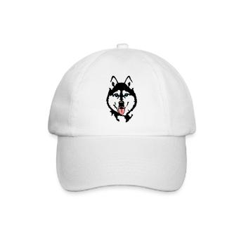 Husky - Baseball Cap - white/white - Front