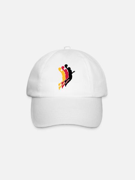 basketball - Baseballkappe - Weiß/Weiß