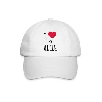 Oncle / Tante / Cousin / Cousine - Casquette classique - blanc/blanc - Devant