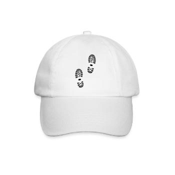 Footprints, hiking (super cheap) - Casquette classique - blanc/blanc - Devant