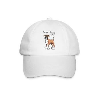Deutscher Boxer - Baseballkappe - Weiß/Weiß - Vorne