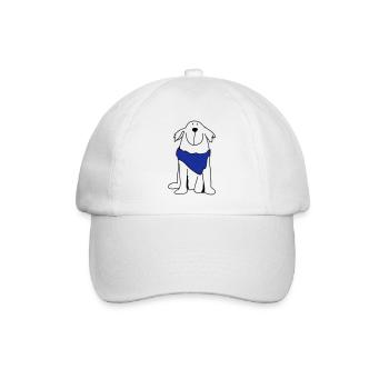 Netter Retriever - Baseballkappe - Weiß/Weiß - Vorne
