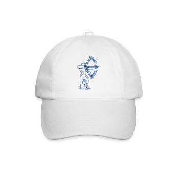 Cadeau d'archer de tir à l'arc - Casquette classique - blanc/blanc - Devant