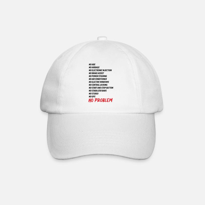 caractéristiques des voitures classiques - Casquette classique - blanc/blanc