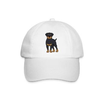 Rottweiler - Baseball Cap - white/white - Front