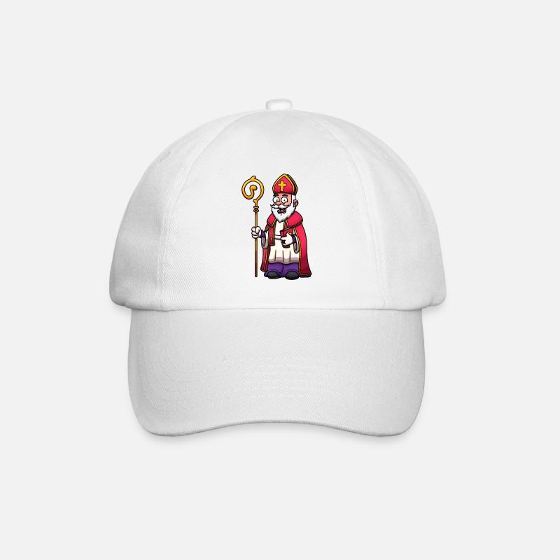 Saint Nicolas - Casquette classique - blanc/blanc