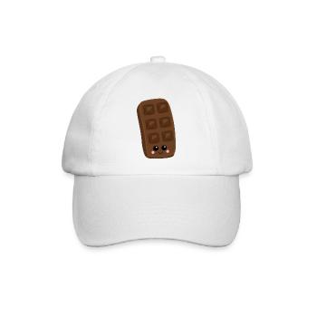Chocolat - Casquette classique - blanc/blanc - Devant