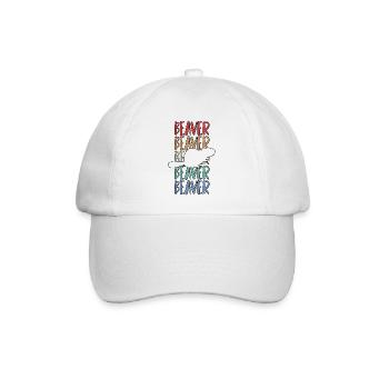 Biber - Baseballkappe - Weiß/Weiß - Vorne