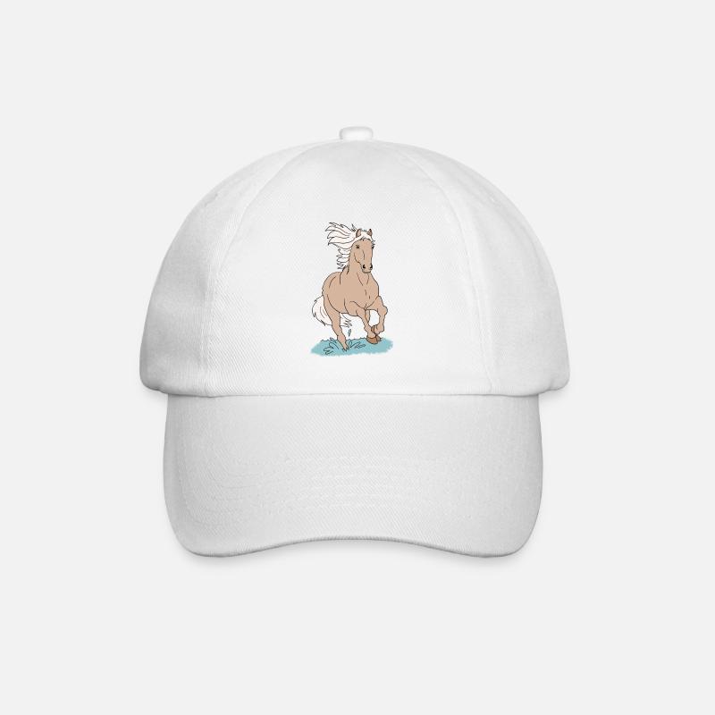Chevaux de cheval - Casquette classique - blanc/blanc