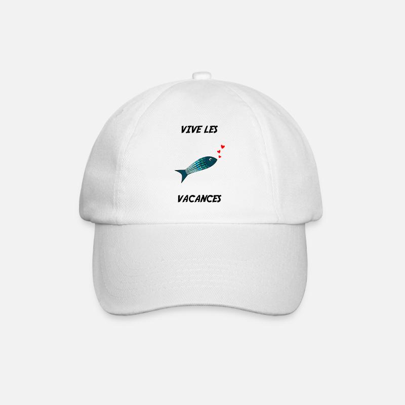VACANCES. VIVE LES VACANCES. VACANCES - Casquette classique - blanc/blanc