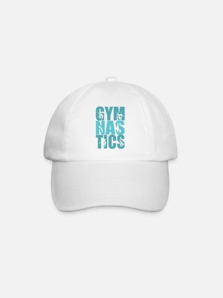 Gymnastics, Gymnast - Gymnastics - Baseball Cap - white/white