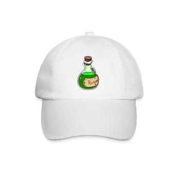 Poison Bottle - Baseball Cap - white/white - Front