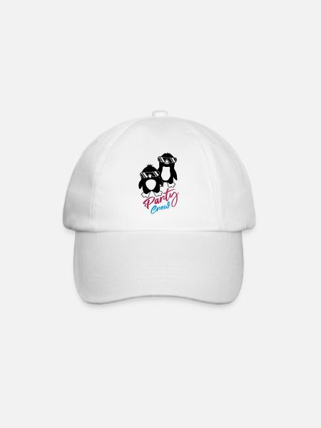 Penguin Friends Party Crew - Casquette classique - blanc/blanc