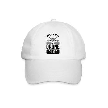 Drone Drone Pilote Drone Opérateur Quadcopter - Casquette classique - blanc/blanc - Devant