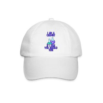 Je suis chimiste, si je cours, vous devriez aussi! - Casquette classique - blanc/blanc - Devant