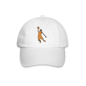 Basketball Skeleton - Baseball Cap - white/white - Front