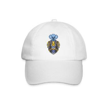 Knight Koala Crusader - Baseball Cap - white/white - Front