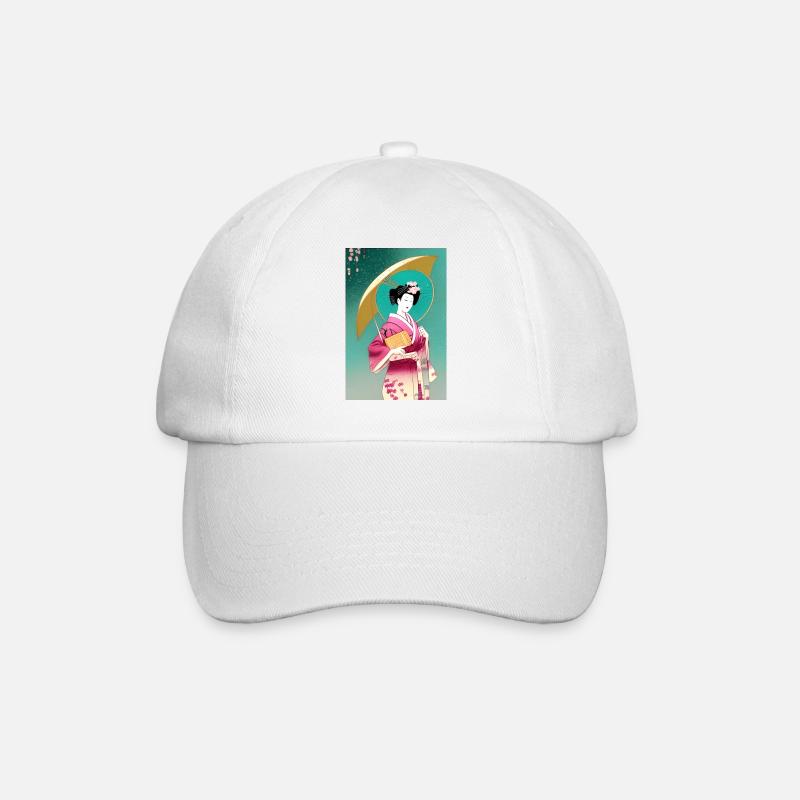 Geisha 2 - Casquette classique - blanc/blanc