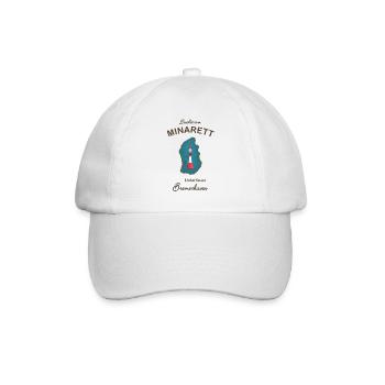 Bremerhaven, lighthouse underfire, minaret, - Baseball Cap - white/white - Front