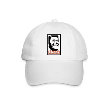 Ronald Reagan - Baseball Cap - white/white - Front