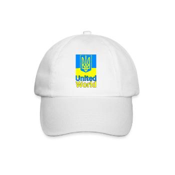 United World - Ukraine - Baseballkappe - Weiß/Weiß - Vorne