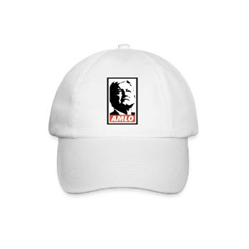 Amelia Earhart - Baseballkappe - Weiß/Weiß - Vorne