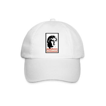Alexander The Great - Baseball Cap - white/white - Front