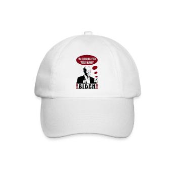 JE VIENS TE CHERCHER BÉBÉ BIDEN - Casquette classique - blanc/blanc - Devant