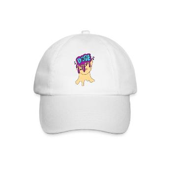 D.o.p.e Leaky Portrait - Baseball Cap - white/white - Front