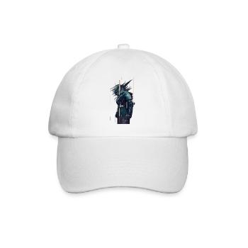 Full Body Samurai - Baseball Cap - white/white - Front