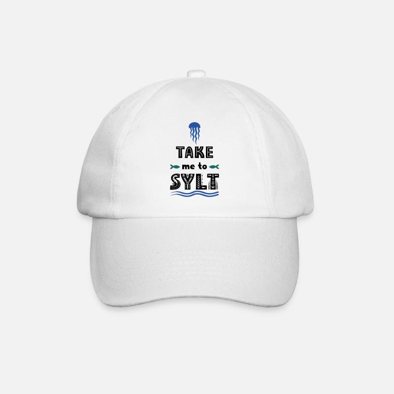 Sylt - Baseballkappe - Weiß/Weiß