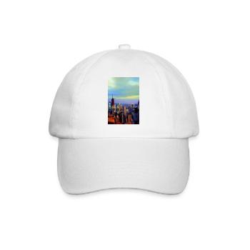 Horizon de la ville de New York - Casquette classique - blanc/blanc - Devant