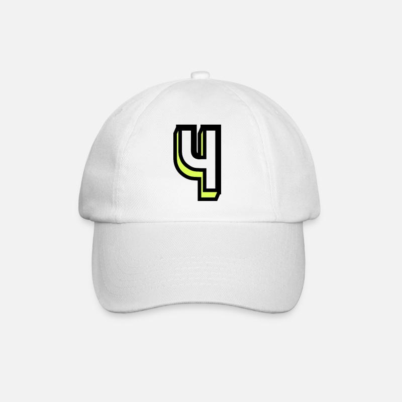 4 JAHRE,4. GEBURTSTAG,4 JAHRE JUBILÄUM - Baseballkappe - Weiß/Weiß