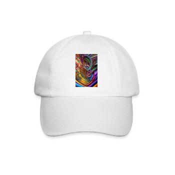Abstract art - Baseball Cap - white/white - Front