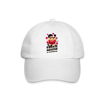 Karate Meister (Figur) - Baseballkappe - Weiß/Weiß - Vorne