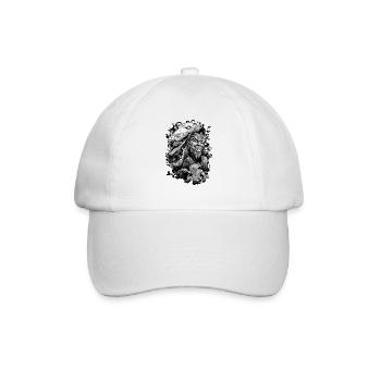 Monsters digital artwork cartoon, zombi, black - Casquette classique - blanc/blanc - Devant