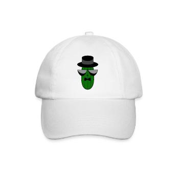 Gangster Mafia Concombre avec poche de lunettes de soleil - Casquette classique - blanc/blanc - Devant