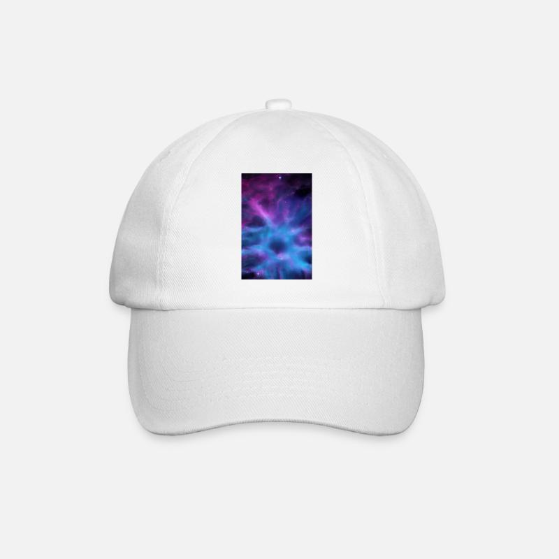 Image de la galaxie - Casquette classique - blanc/blanc