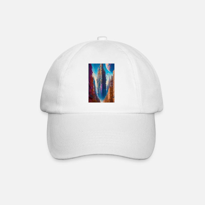 Futuristic city - Casquette classique - blanc/blanc