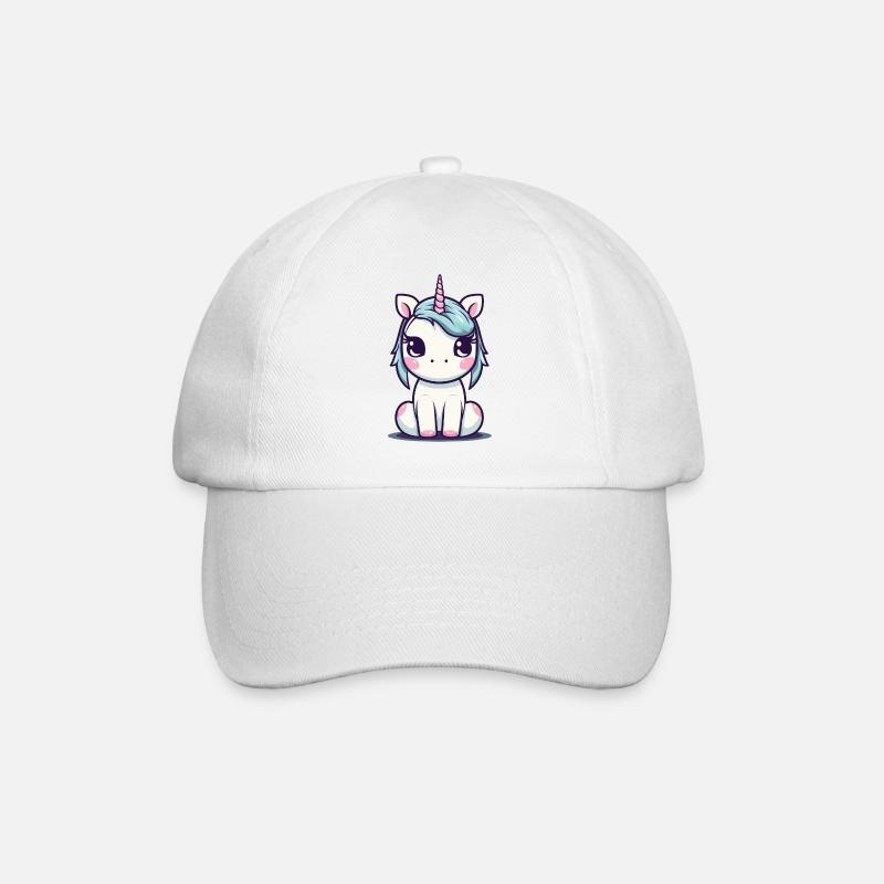 Ein Einhorn - Baseballkappe - Weiß/Weiß