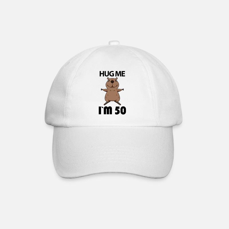 50 ans - 50 ans - Hug - Casquette classique - blanc/blanc