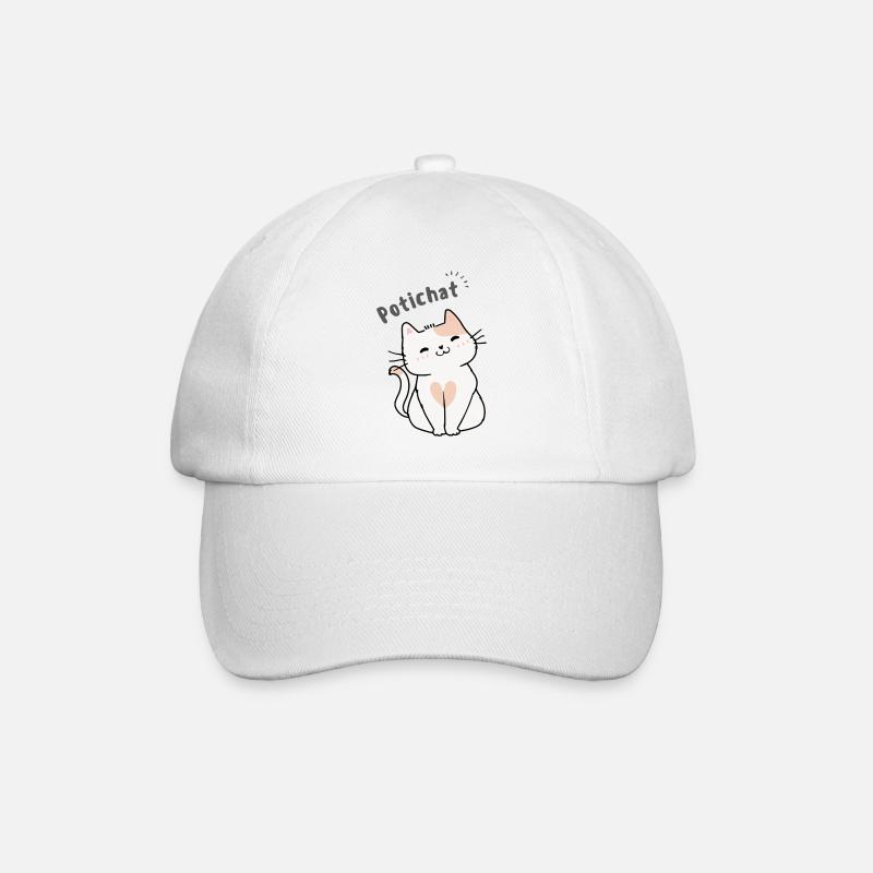 Potichat - Casquette classique - blanc/blanc