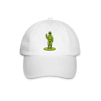 Peace Soldier - Baseball Cap - white/white - Front