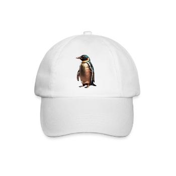 The Bronze Penguin - Baseball Cap - white/white - Front
