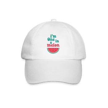 Je suis un dans un melon - Casquette classique - blanc/blanc - Devant
