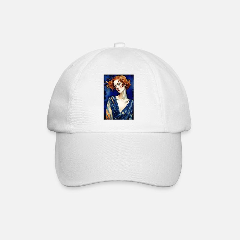 Art Déco 2 - Casquette classique - blanc/blanc