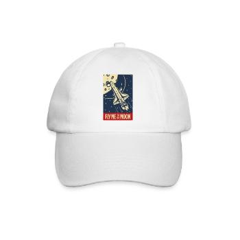 Envolez-moi vers la Lune - Casquette classique - blanc/blanc - Devant