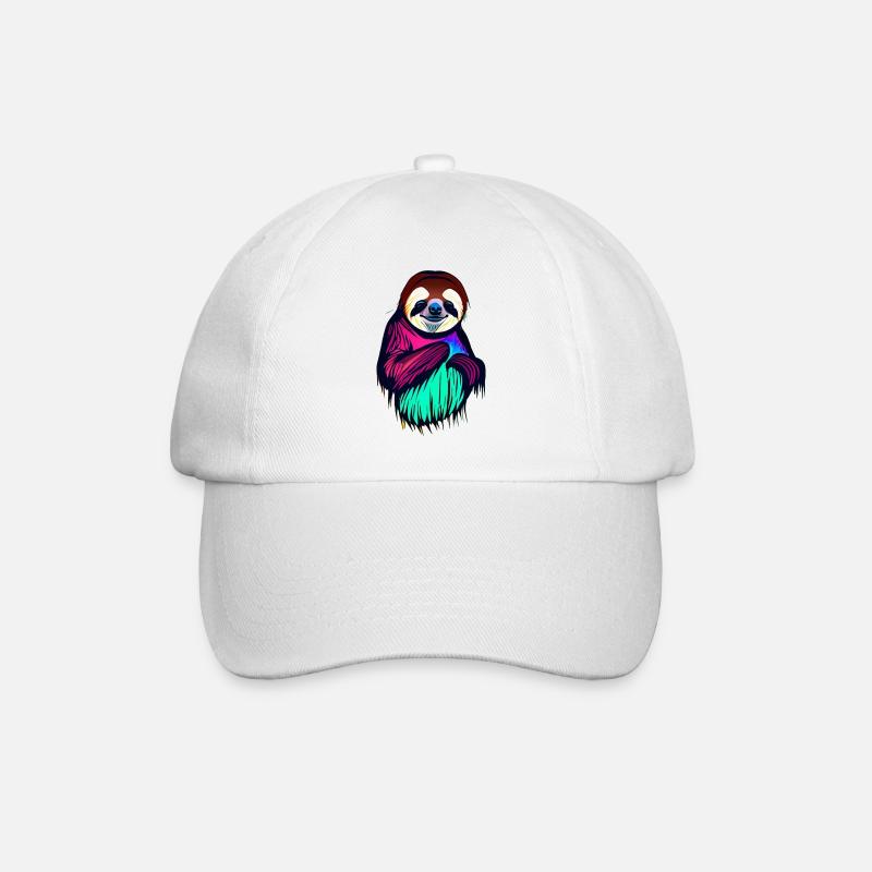 Sloth - Baseball Cap - white/white